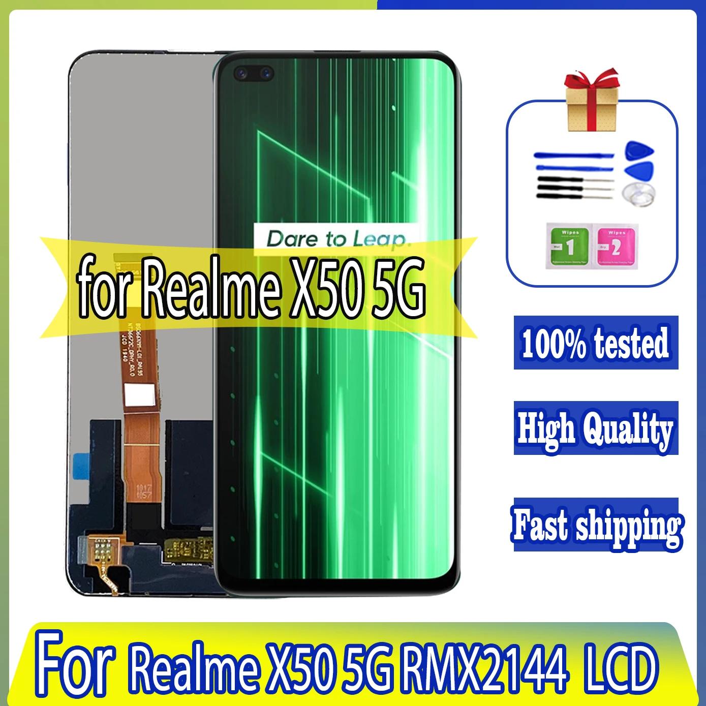 Oppo Realme X50 X50m 5G LCD RMX2144 ÷,  ġ Ÿ ũ г ü  , 100% ׽Ʈ Ϸ, 6.57 ġ